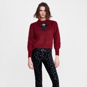 Zara Sweaters - ZARA soft feel sweater with bow Zara Sweaters - ZARA soft feel sweater with bow
